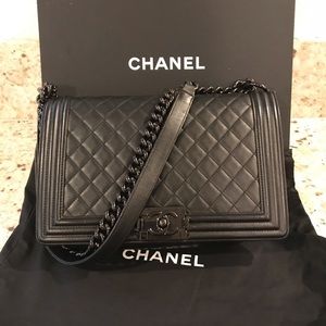 Chanel So Black New Medium Boy Bag